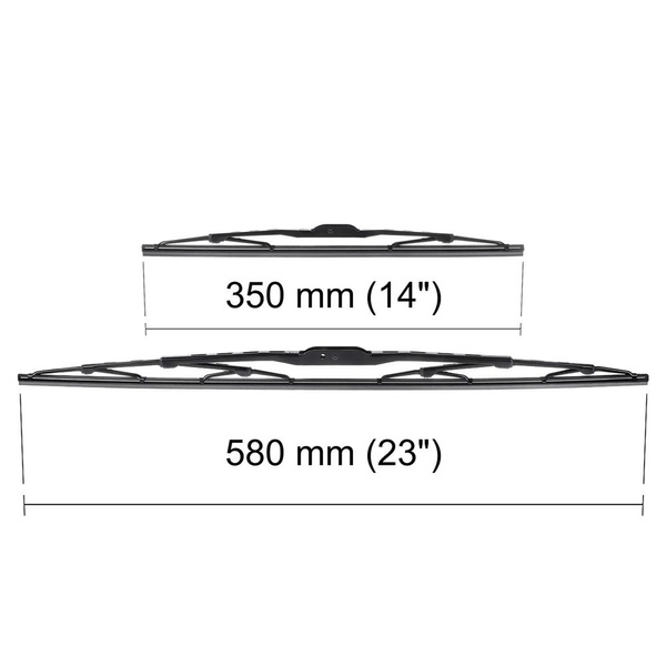 Vordere Scheibenwischer für Nissan Juke Crossover (07.2010-03.2017) - Wischerblätter Standard