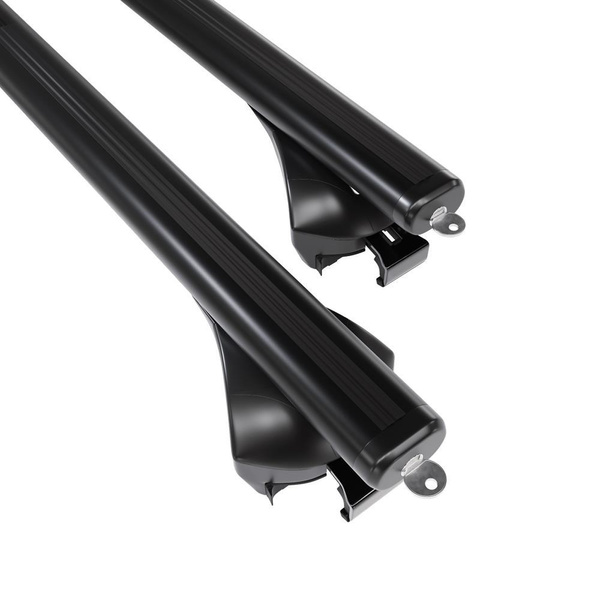 Aluminium-Dachträger für Mazda CX-9 mk II (2016-....) - schwarz Dachträger Dachgepäckträger - integrierte Relinge