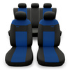 Universal Sitzbezüge Auto für Alfa Romeo 156 I, II (1997-2007) - Autositzbezüge Schonbezüge für Autositze - RSL-BL