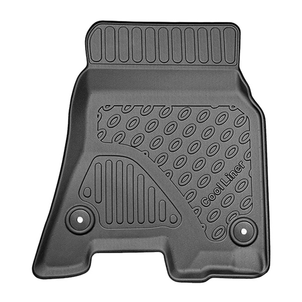 TPE Fußmatten Auto für Dodge Ram V Pick-Up (2019-....) - schwarz Automatten Autoteppiche - 2. Reihe