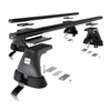 Aluminium-Dachträger für Volkswagen Passat B7 (2010-2014) - schwarz Dachträger Dachgepäckträger - ohne Montagelemente