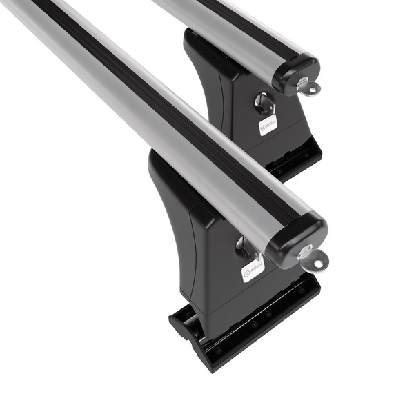 Aluminium-Dachträger für Peugeot 407 (2004-2010) - silbern Dachträger Dachgepäckträger - Montagepunkte