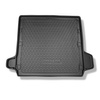 Kofferraumwanne für Nissan Pathfinder III SUV (2005-2013) - Kofferraummatte rutschfest Schutzmatte - 5-/7-Sitzer (3. Reihe umgelegt); Ausbuchtungen abschneidbar