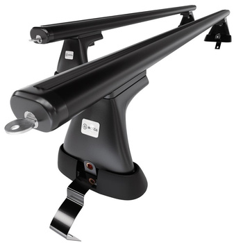 Aluminium-Dachträger für Fiat Grande Punto (2005-2010) - schwarz Dachträger Dach