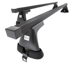 Stahl-Dachträger für Mercedes-Benz S Klasse W220 (1999-2005) - schwarz Dachträger Dachgepäckträger - ohne Montagelemente