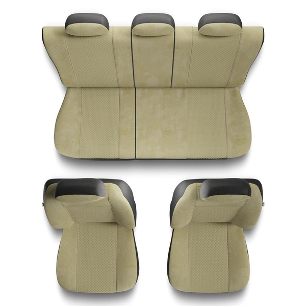 Universal Sitzbezüge Auto für Peugeot 508 I, II (2011-....) - Autositzbezüge Schonbezüge für Autositze - PG-3