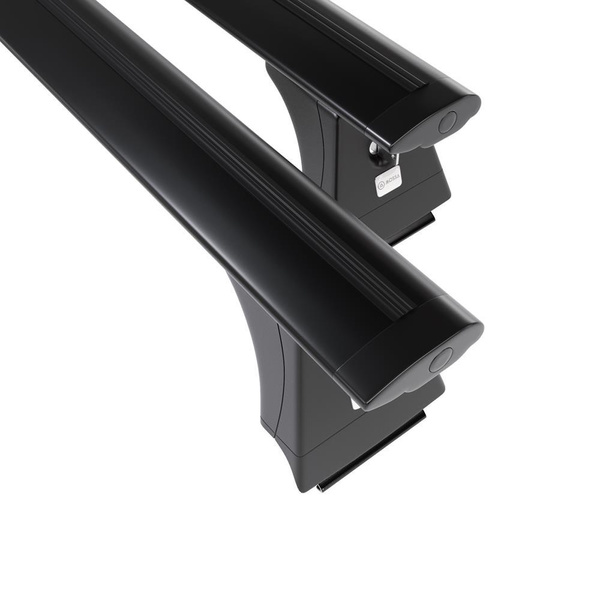 Aluminium-Dachträger für Volvo XC60 (2008-2017) - schwarz Dachträger Dachgepäckträger - integrierte Relinge