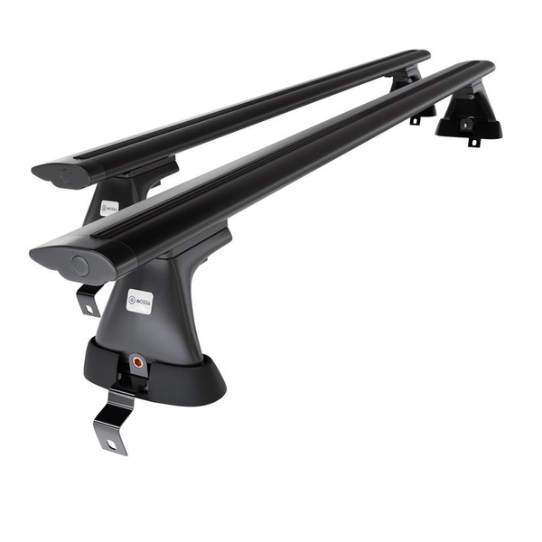 Aluminium-Dachträger für Volvo S60 Cross Country (2015-2019) - schwarz Dachträger Dachgepäckträger - ohne Montagelemente