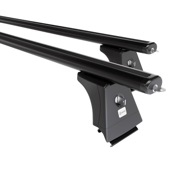 Aluminium-Dachträger für Volvo XC60 (2008-2017) - schwarz Dachträger Dachgepäckträger - integrierte Relinge