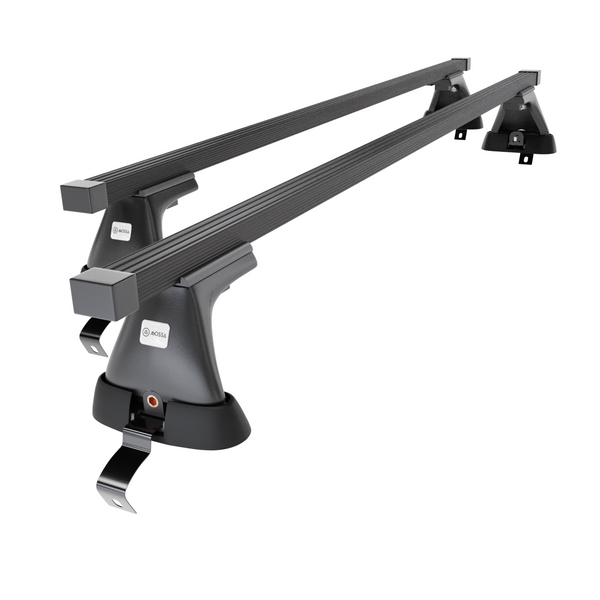 Stahl-Dachträger für Volkswagen Passat B6 (2004-2009) - schwarz Dachträger Dachgepäckträger - ohne Montagelemente