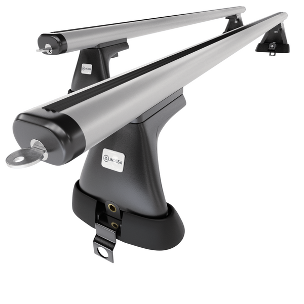 Aluminium-Dachträger für Mercedes-Benz S Klasse W220 (1999-2005) - silbern Dachträger Dachgepäckträger - ohne Montagelemente