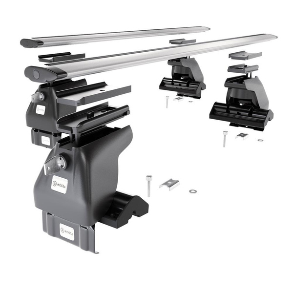 Aluminium-Dachträger für Toyota Yaris mk II (2006-2011) - silbern Dachträger Dachgepäckträger - ohne Montagelemente