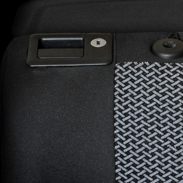 Maßgeschneiderte Sitzbezüge Auto für Volkswagen Multivan T5 Van (2003-2015) - Autositzbezüge Schonbezüge für Autositze - für drei Reihen - E2