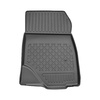 TPE Fußmatten Auto für Opel Grandland II Hybrid (mild hybrid) SUV (10.2024-....) - schwarz Automatten Autoteppiche - ohne dritte Sitzreihe