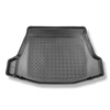 Kofferraumwanne für Toyota bZ4X SUV (07.2022-....) - Kofferraummatte rutschfest Schutzmatte - erhöhte Ladefläche; Varioboden im hoechsten Ebene; linke Ausbuchtung bei Modellen mit Subwoofer