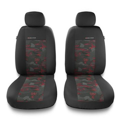 Universal Sitzbezüge Auto für Alfa Romeo 147 (2000-2010) - Vordersitze Autositzbezüge Schonbezüge - 2UNE-RD