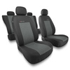Universal Sitzbezüge Auto für Peugeot 308 I, II, III (2007-....) - Autositzbezüge Schonbezüge für Autositze - UNE-2