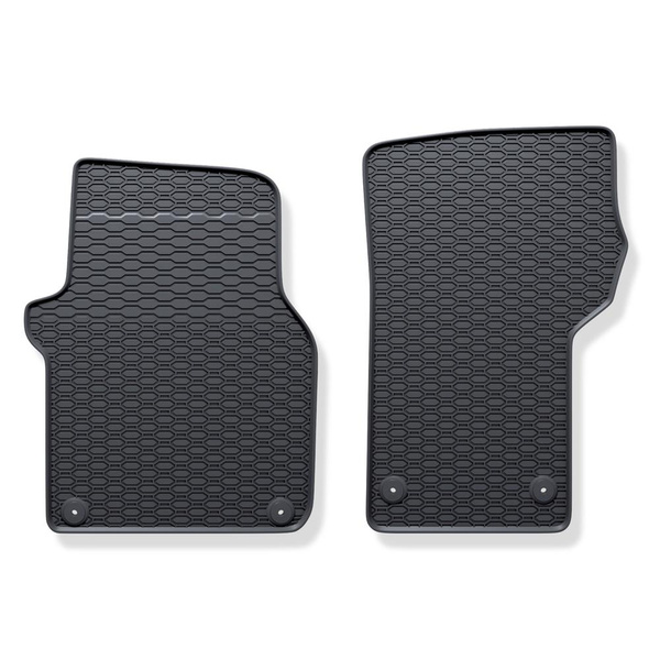 Gummifußmatten Auto für Man TGE (2017-....) - Gummimatten Gummi Fußmatten - schwarze