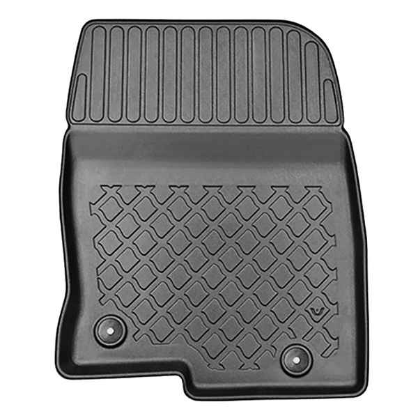 Set Kofferraumschale und angepasste Autoteppiche TPE für: Mazda CX-5 II SUV (07.2017-....) - vertiefte Ladeflaeche; Varioboden im tiefsten Ebene oder ohne Varioboden