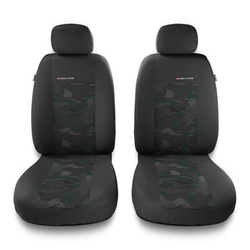 Universal Sitzbezüge Auto für Alfa Romeo 145 (1994-2000) - Vordersitze Autositzbezüge Schonbezüge - 2UNE-GR