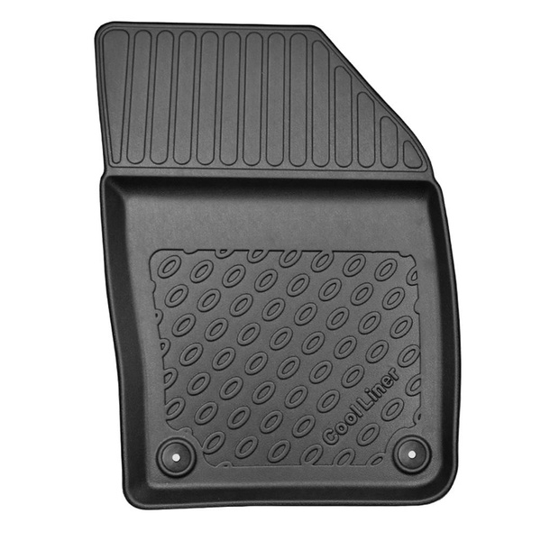 Set Kofferraumschale und angepasste Autoteppiche TPE für: Volvo V60 II Kombi (07.2018-....) - nicht für biFuel / T6 Twin Motor mit Gastank