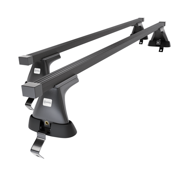 Stahl-Dachträger für Skoda Octavia mk II (2009-2012) - schwarz Dachträger Dachgepäckträger - ohne Montagelemente