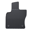 Gummifußmatten Auto für Volkswagen Tiguan II SUV (2016-2024) - Gummimatten Gummi Fußmatten - schwarz - 4 Stk.