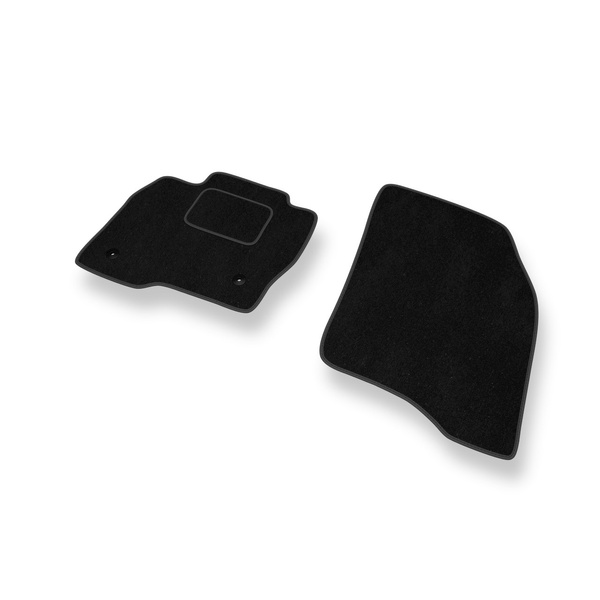 Fußmatten Auto für Ford Edge SUV (2016-2020) - Premium Velours schwarze Automatten Autoteppiche