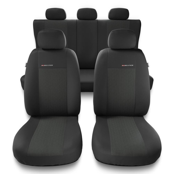 Universal Sitzbezüge Auto für Peugeot 308 I, II, III (2007-....) - Autositzbezüge Schonbezüge für Autositze - UNE-1
