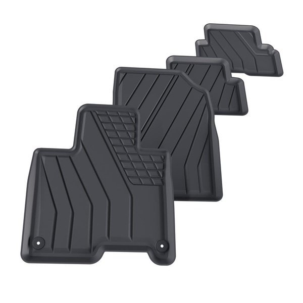 TPE Fußmatten Auto für Kia Sportage V HEV Hybrid SUV (2021-....) - schwarz Automatten Autoteppiche