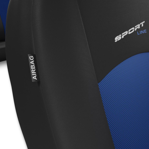 Universal Sitzbezüge Auto für Seat Mii (2011-2018) - Autositzbezüge Schonbezüge für Autositze - S-BL