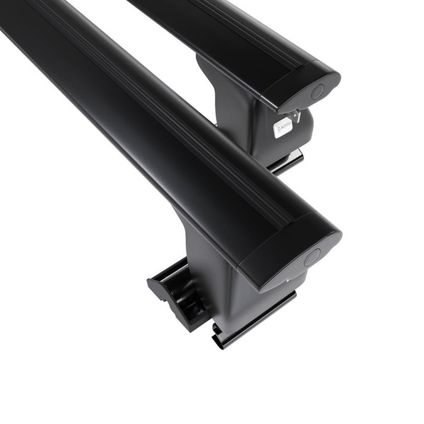 Aluminium-Dachträger für Nissan Terrano R20 mk II (1993-2002) - schwarz Dachträger Dachgepäckträger - ohne Montagelemente