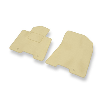 Fußmatten Auto für Hyundai Tucson III SUV (2015-2020) - Premium Velours beige Au