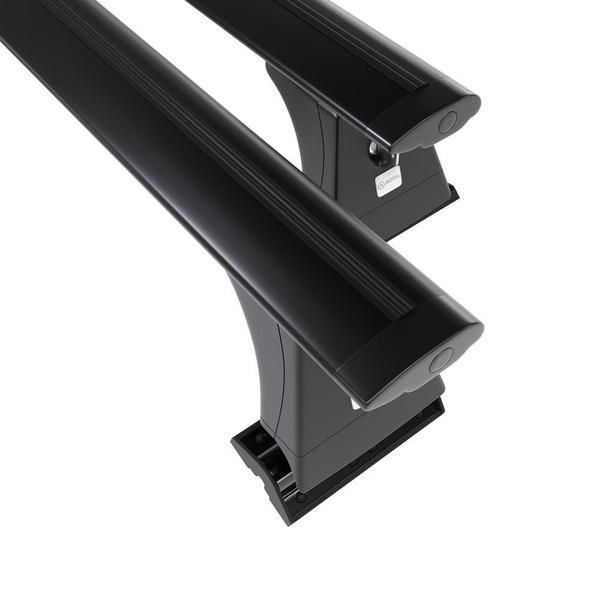 Aluminium-Dachträger für BMW 5er F10 (2010-2017) - schwarz Dachträger Dachgepäckträger - Montagepunkte