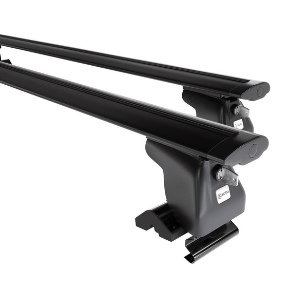 Aluminium-Dachträger für Nissan Terrano R20 mk II (1993-2002) - schwarz Dachträger Dachgepäckträger - ohne Montagelemente