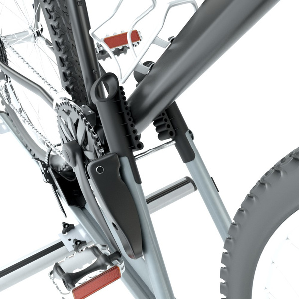 Dachfahrradträger, Dachfahrradhalter mit Schlüssel und Alubalken - 4xM-17