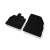 Fußmatten Auto für Renault Scenic III MPV (2009-2016) - Premium Velours schwarze Automatten Autoteppiche