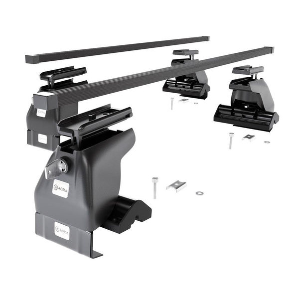 Stahl-Dachträger für Mazda Xedos 9 (1993-2003) - schwarz Dachträger Dachgepäckträger - ohne Montagelemente
