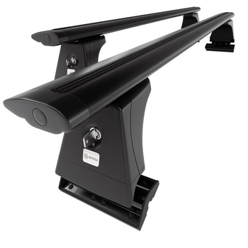 Aluminium-Dachträger für BMW 5er F10 (2010-2017) - schwarz Dachträger Dachgepäck