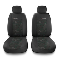 Universal Sitzbezüge Auto für Lancia Ypsilon I, II, III, IV (1995-....) - Vordersitze Autositzbezüge Schonbezüge - 2UNE-GR