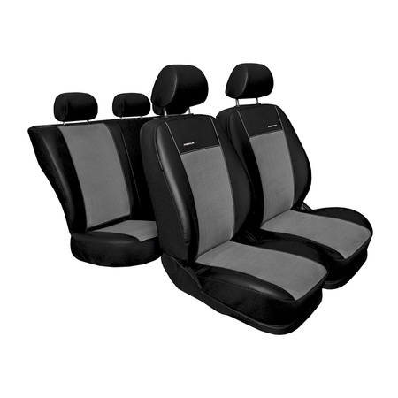Maßgeschneiderte Sitzbezüge Auto für Volkswagen Caddy III Cargo (2004-2015) - Autositzbezüge Schonbezüge für Autositze - grau