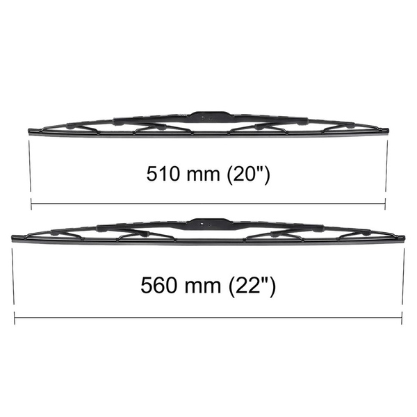 Vordere Scheibenwischer für Ford Mustang V Coupé, Cabriolet (09.2004-02.2009) - Wischerblätter Standard