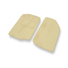Fußmatten Auto für SEAT Toledo I Liftback (1991-1999) - Premium Velours beige Automatten Autoteppiche