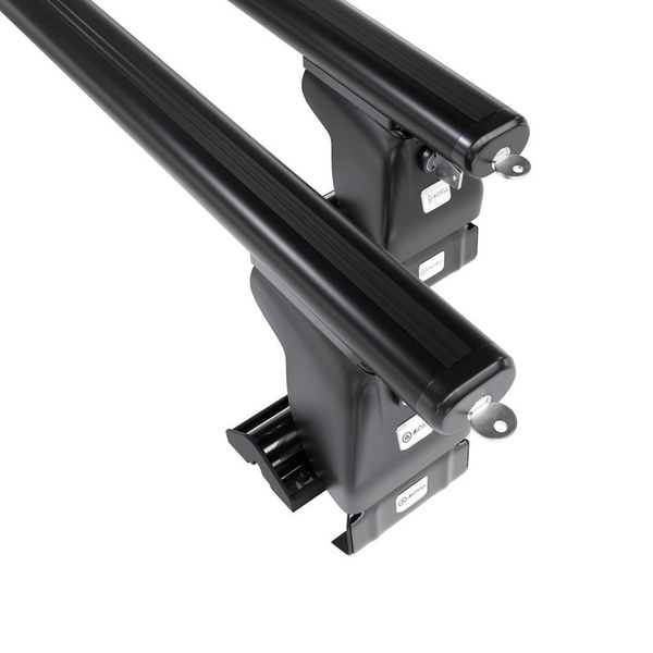 Aluminium-Dachträger für Audi A8 D3 (2003-2010) - schwarz Dachträger Dachgepäckträger - ohne Montagelemente