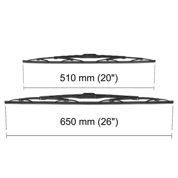 Vordere Scheibenwischer für Land Rover Discovery Sport SUV (09.2014-....) - Wischerblätter Standard
