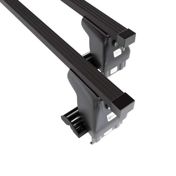 Stahl-Dachträger für Toyota Yaris mk I (2004-2005) - schwarz Dachträger Dachgepäckträger - ohne Montagelemente