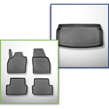 Set Kofferraumschale und angepasste Autoteppiche TPE für: Audi A1 GB Sportback (