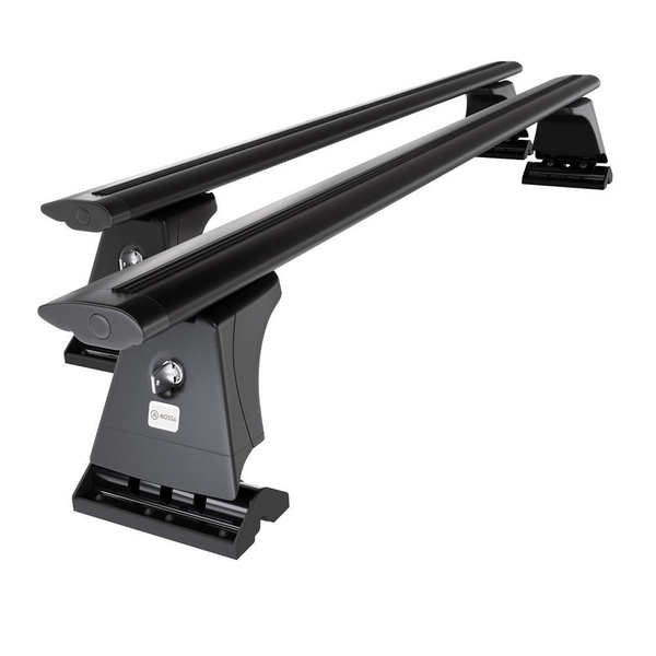 Aluminium-Dachträger für Mazda 3 mk II (2008-2014) - schwarz Dachträger Dachgepäckträger - Montagepunkte