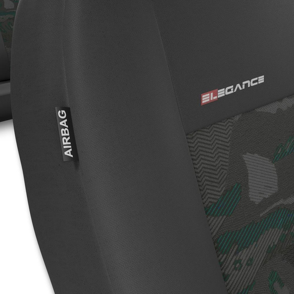 Universal Sitzbezüge Auto für Citroen C3 Aircross I, II (2017-....) - Autositzbezüge Schonbezüge für Autositze - 2UNE-GR