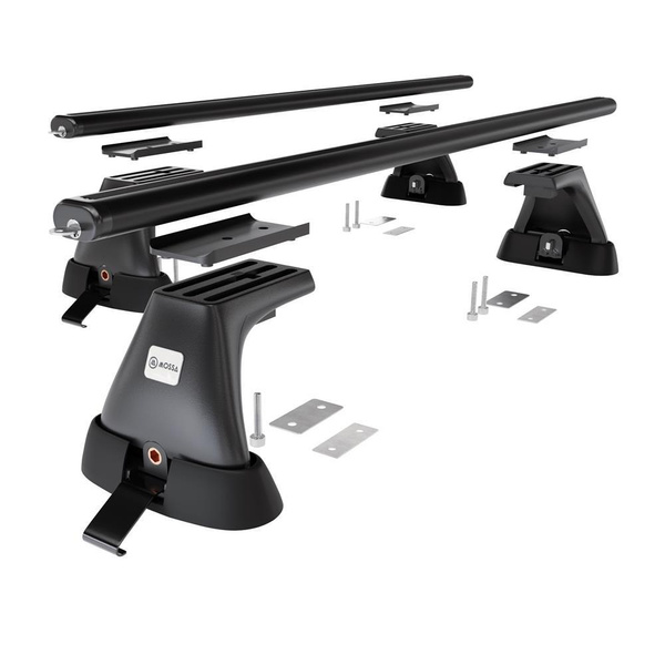 Aluminium-Dachträger für Toyota Hiace (1996-2006) - schwarz Dachträger Dachgepäckträger - Montagepunkte